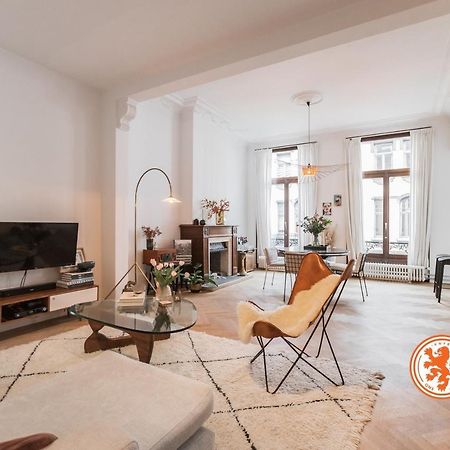 Traditional Chic, High Ceilings' Apt Aircos And Garage Антверпен Экстерьер фото