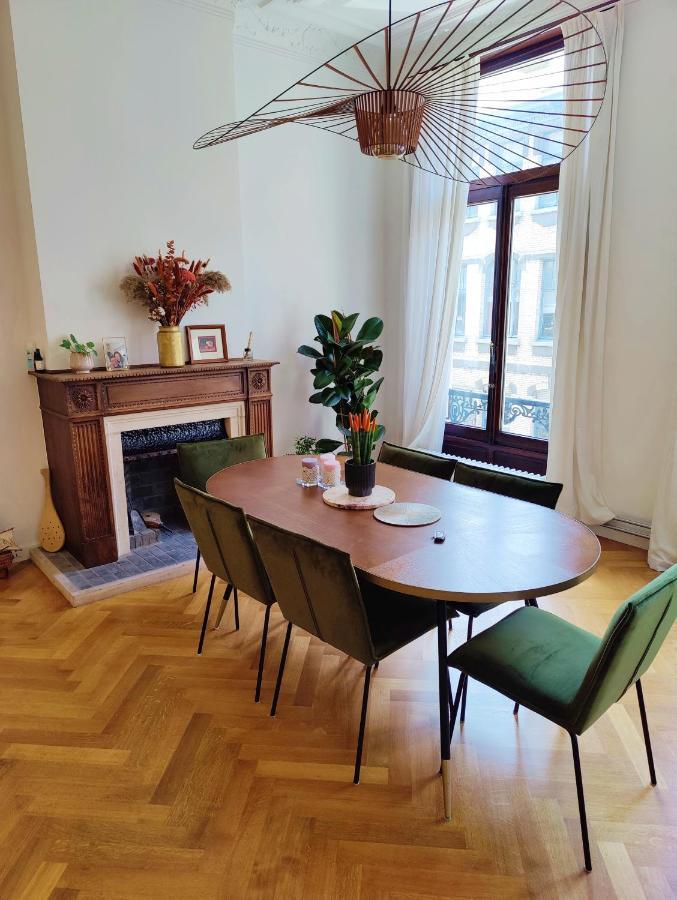 Traditional Chic, High Ceilings' Apt Aircos And Garage Антверпен Экстерьер фото